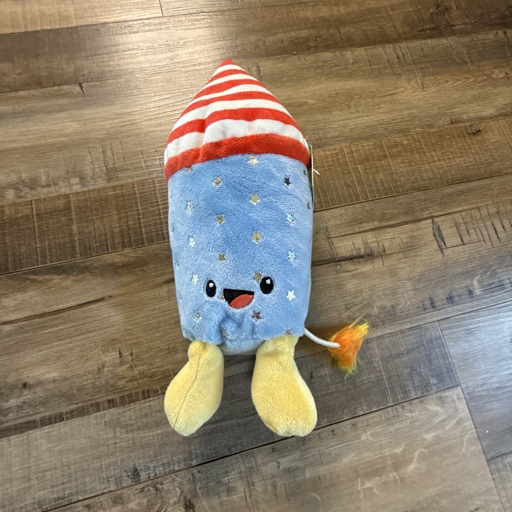 Gigglescape Firework Plush Stuffed Animal Toy 8"  NEW Collectible 4th of July